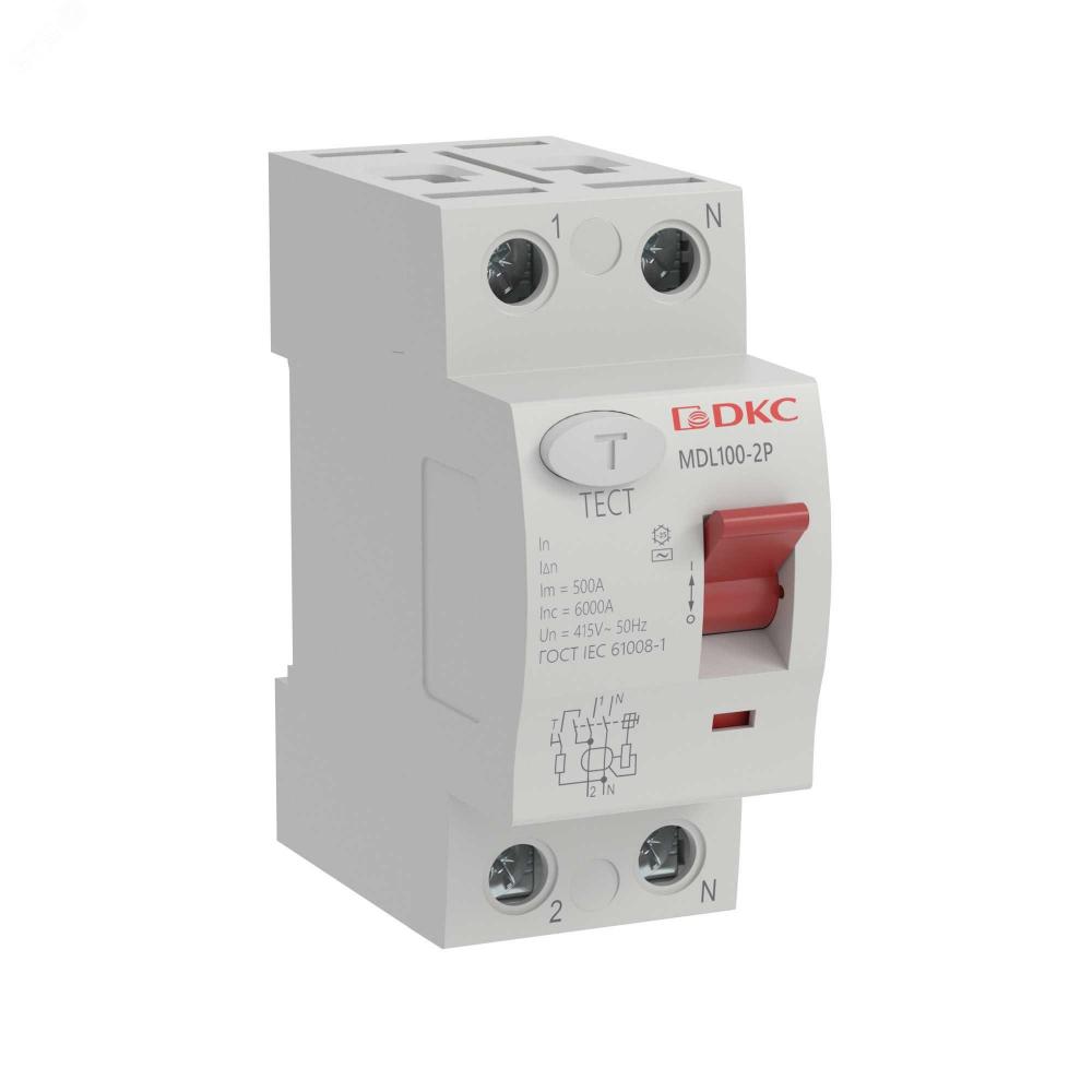 УЗО DKC YON MDL100 2п 1P+N 16А 30мА AC