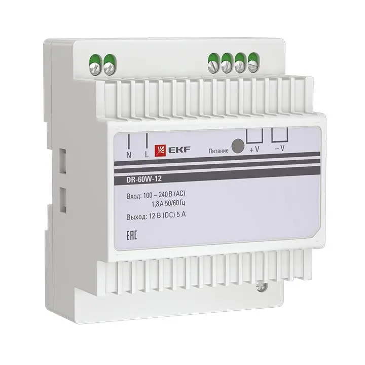 Блок питания EKF DR-60W-12 12В