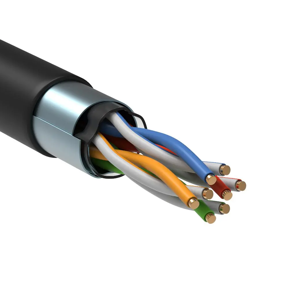 Кабель витая пара Cat.5е Solid F/UTP AWG 24 4х2х24