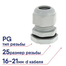 Сальник PG25 (IP54) EKF PROxima