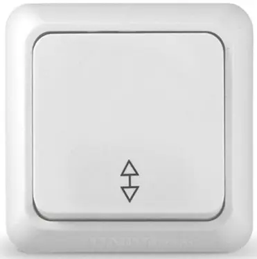 Переключатель 1-клавишный UNIVersal Аллегро белый IP54 о/у